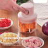 Electric Mini Grinder Food Chopper Combo Set - My Store