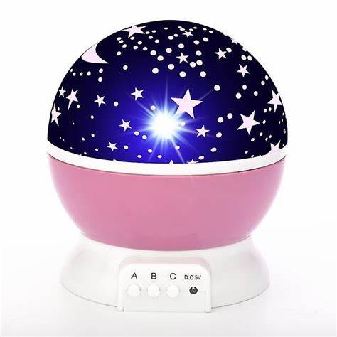 Star Projector Lamp Children Bedroom LED Night Light Baby Lamp Decor - My Store