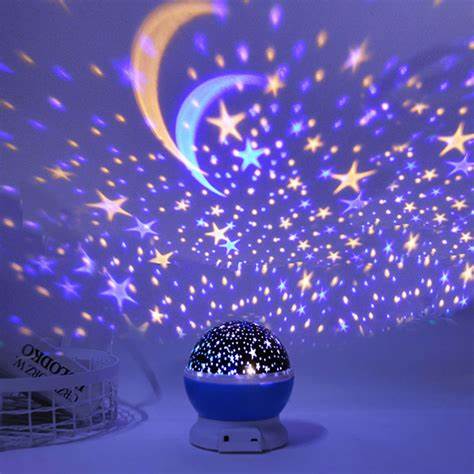 Star Projector Lamp Children Bedroom LED Night Light Baby Lamp Decor - My Store